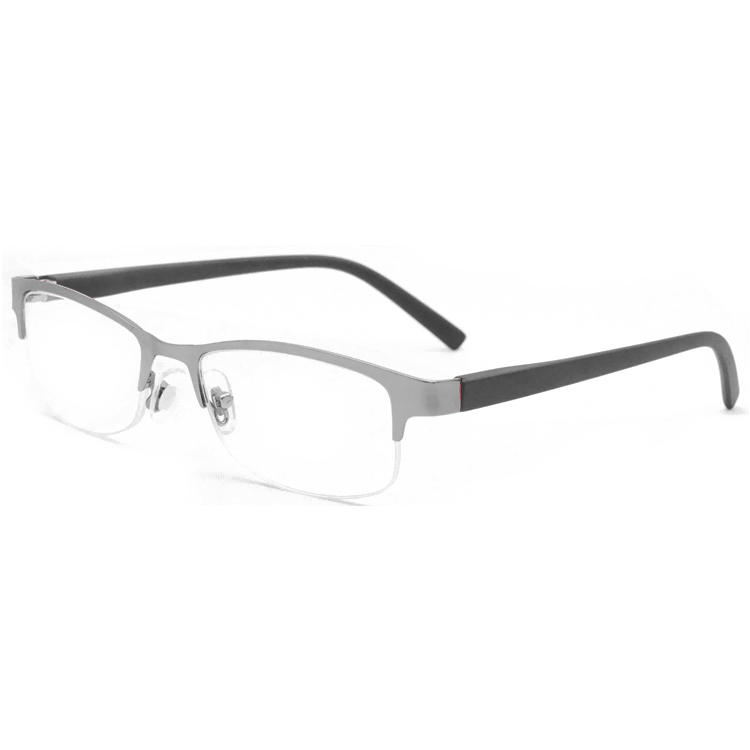 Dachuan Optical DRM368022 China Supplier Half Rim Metal Reading Glasses With Plastic Legs (24)